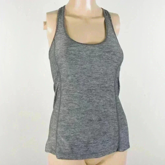 Lululemon Athletic Grey Tank Top Ruffle Back - Picture 1 of 2